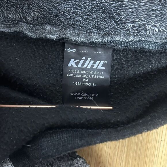 Kuhl Jacket Women’s Small Born In The Mountains Fleece Gray Zip Front Hiking - Picture 8 of 10